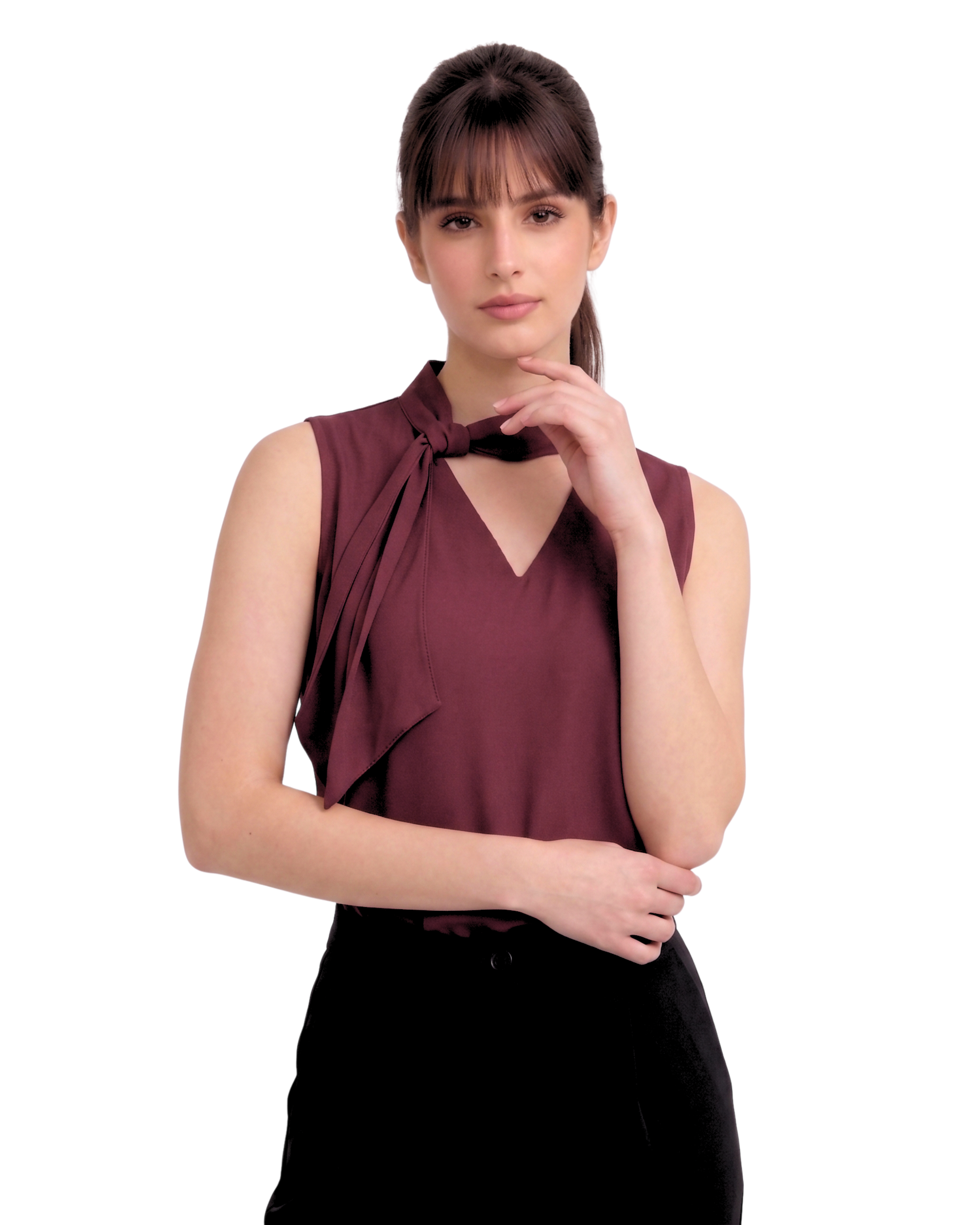 Maroon chic