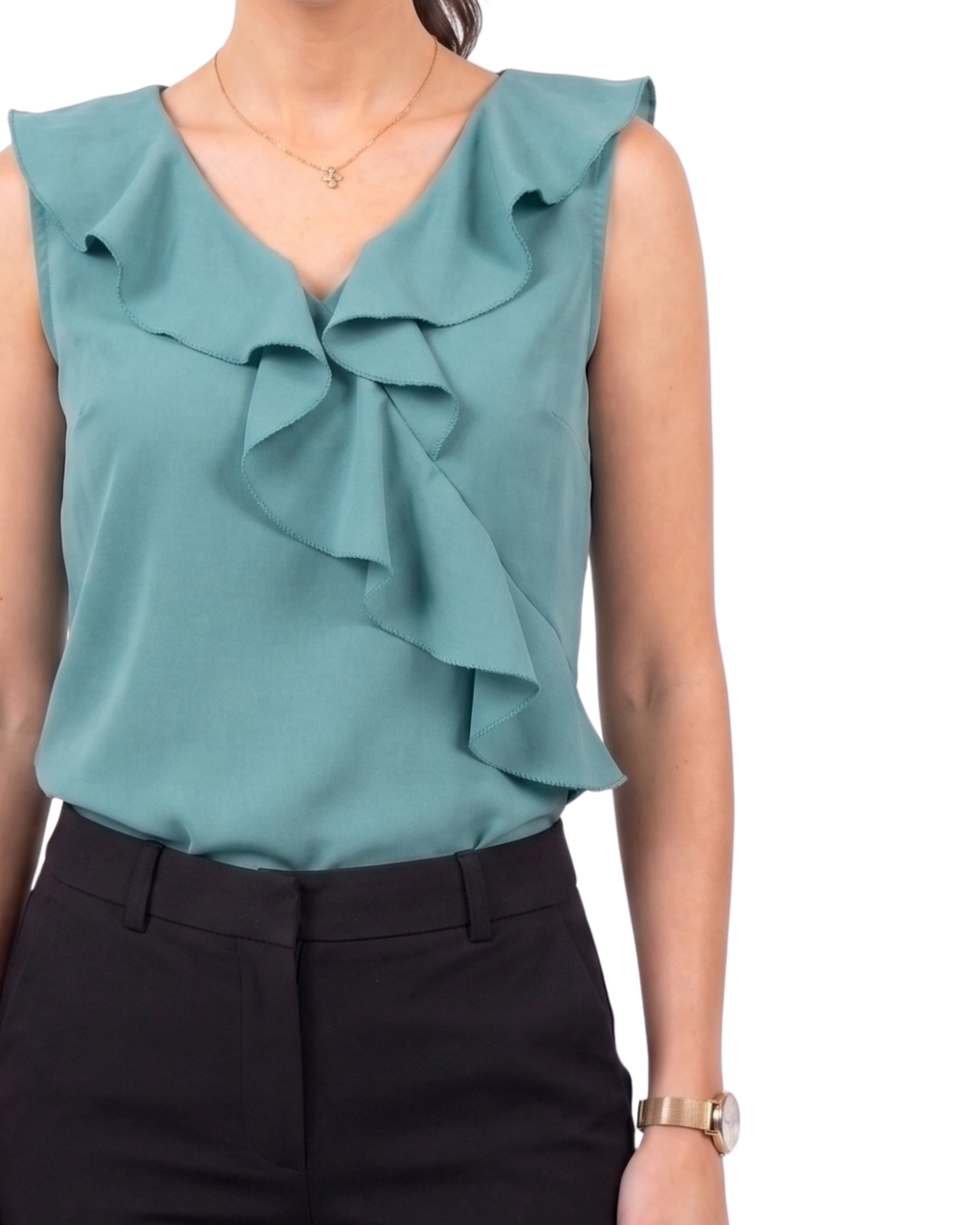 Scarlet swirl teal