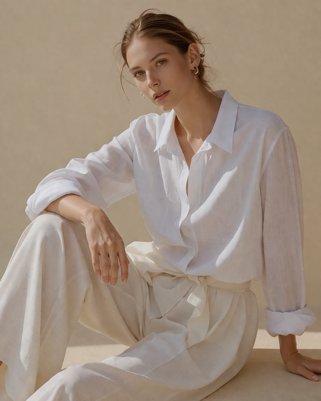 Cotton white shirt